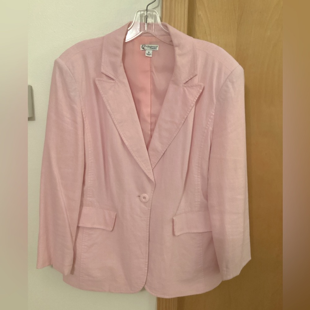 Chadwicks Ladies Blazer-Size 8-Pink